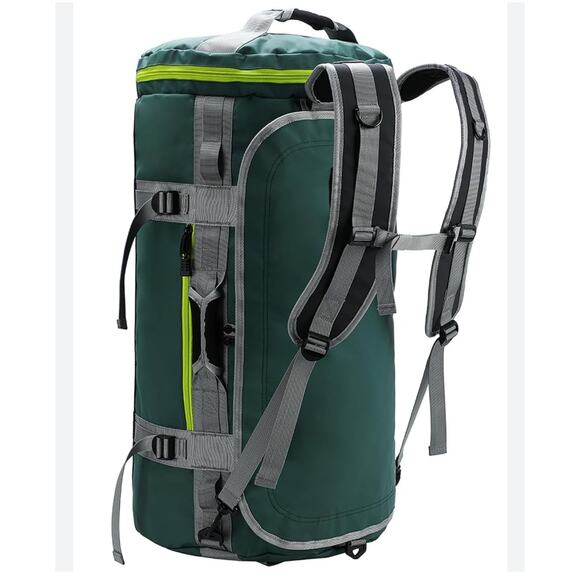 MIER Sport Large Duffel Backpack Heavy Duty and Water Resistant, Green, 60L - Picture 1 of 8